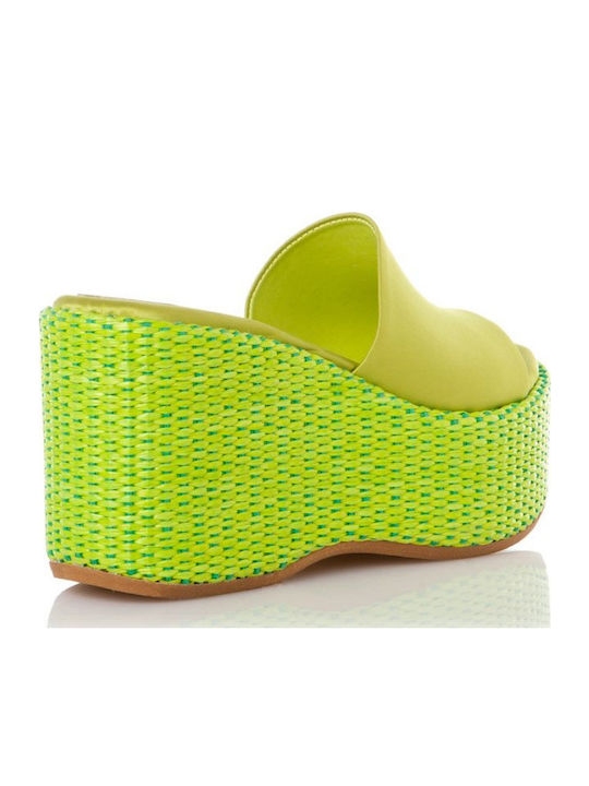 Platforme Dama Tip Slip On Verzi