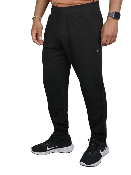 Pantaloni de trening cu Elastic Negru