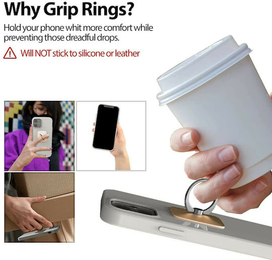 Mercury Wow Ring Holder Κινητού σε Χρυσό χρώμα