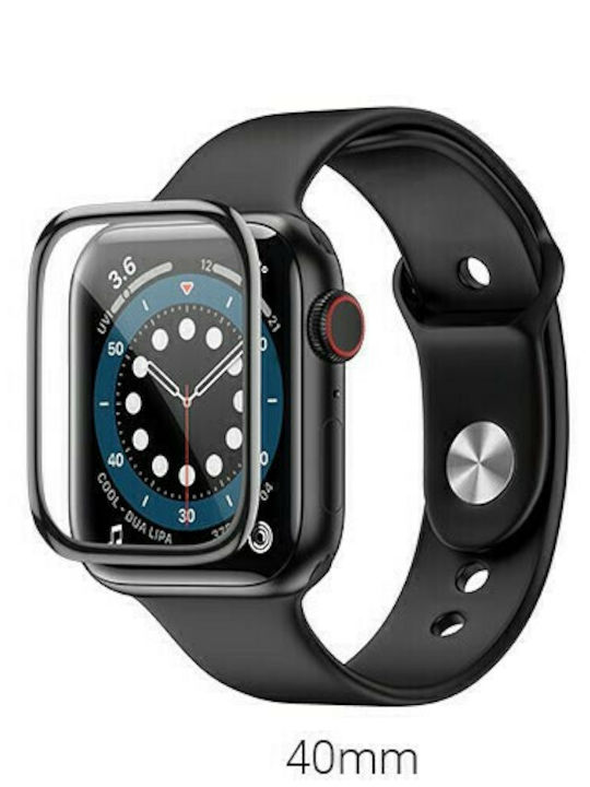 Hoco Hot Bending Vollflächig gehärtetes Glas für das iWatch Serie4/5/6/SE 1Stück