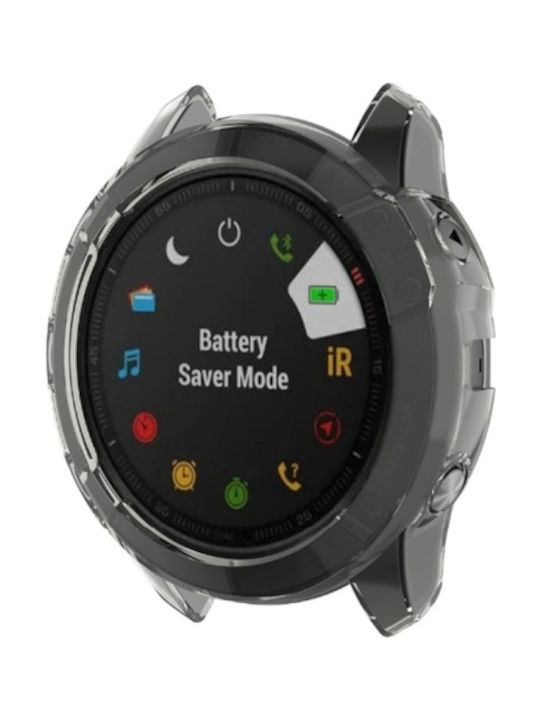 TPU Cover Μαύρο (Garmin Fenix 6X/6X Pro)