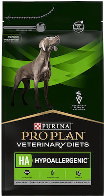 Purina Pro Plan Veterinary Diets HA Hypoallergenic 3kg Hrană Uscată pentru Câini Adulți cu Porumb