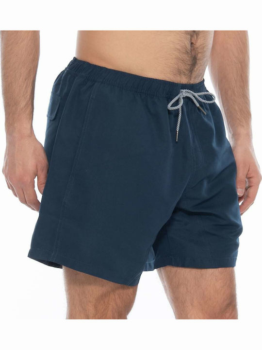 720 2 190 Navy Ανδρικό Μαγιό Σορτς Μπλε