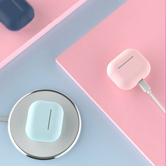 Hurtel Soft Θήκη Σιλικόνης σε Ροζ χρώμα για Apple AirPods Pro