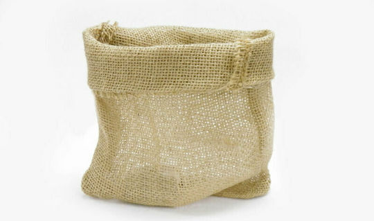 Faitakis Pack Pouch for Wedding Favors Beige from Linen 22x32cm 1pcs