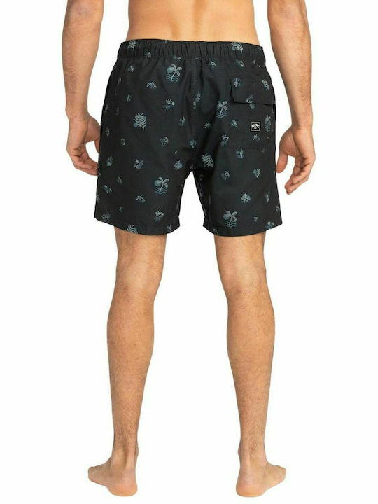 Billabong Salty 16" Herren Badebekleidung Shorts Schwarz Blumen