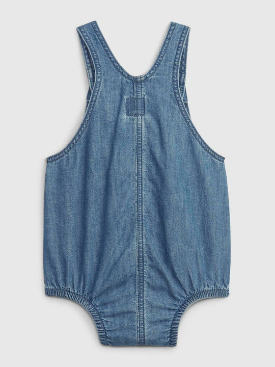 GAP Set Baby Strampler Ärmellos mit Hose Blau