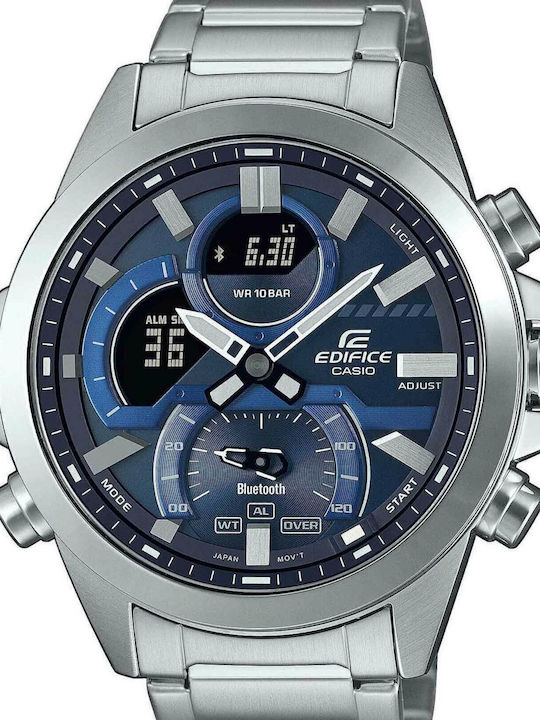 Casio Edifice Ρολόι Μπαταρίας με Μεταλλικό Μπρασελέ Casio Edifice Ρολόι Μπαταρίας με Μεταλλικό Μπρασελέ
