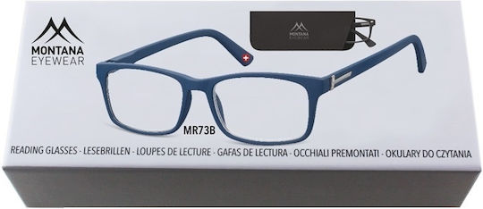 Montana Eyewear MR73B Reading Glasses +1.50 Blue