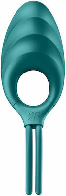 Satisfyer Swordsman Vibrating Cock Ring Cock Silicon Green