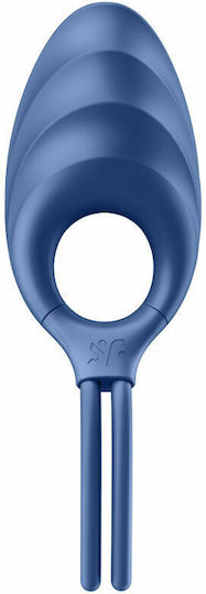 Satisfyer Swordsman Vibrating Cock Ring Cock Silicon Blue