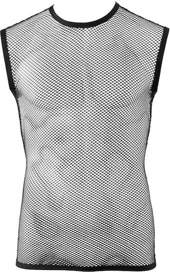 Svenjoyment Underwear Mesh Shirt Sexy Ανδρικό Top Black