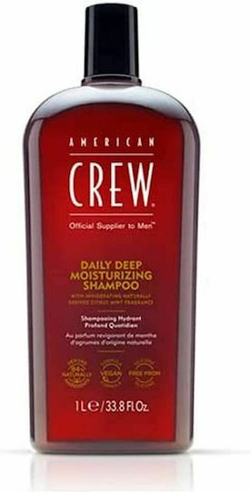 American Crew Daily Deep Moisturizing Shampoos for All Hair Types 1000ml