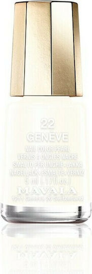 Mavala Switzerland Mini Farb Polish Schimmer Nagellack Silber 5ml