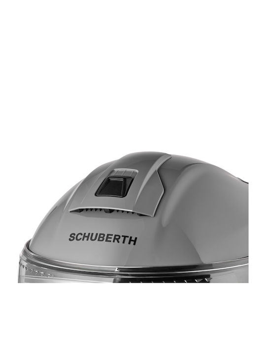 Schuberth C5 Concrete Grey Motorcycle Helmet Flip-Up ECE 22.06 1640g with Sun Visor
