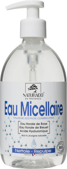 Naturado Eau Micellaire Hyaluronic Acid Facial Cleansing Lotion 500ml