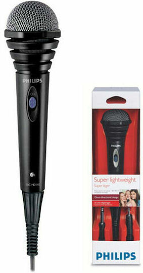 Philips Μικρόφωνο Karaoke Ενσύρματo SBCMD110 SBCMD110/00 Μαύρο