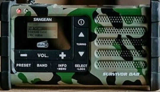 Sangean Survivor MMR-88 Φορητό Ραδιόφωνο Επαναφορτιζόμενο DAB+ με USB Πολύχρωμο