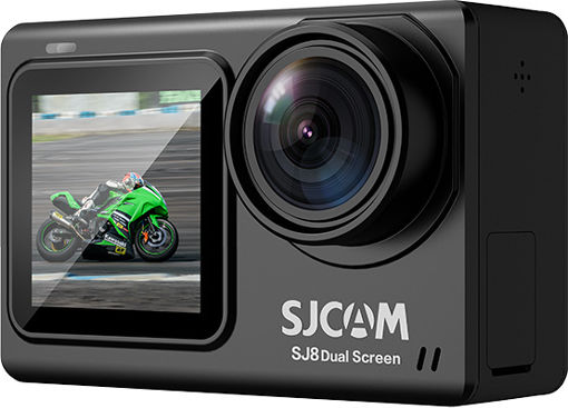 SJCAM SJ8 Cameră De Acțiune Cu Dublu Ecran 4K Ultra HD Standard Cu Ecran Tactil 2.33" Și Wi-Fi Neagră
