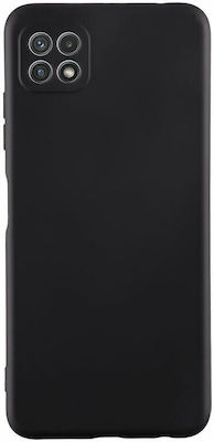 Idol 1991 Velvet Silicone Back Cover Black (Galaxy A22 5G)