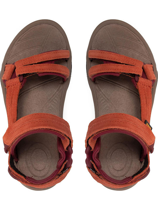 Women's Flat Sandals Sporty Orange