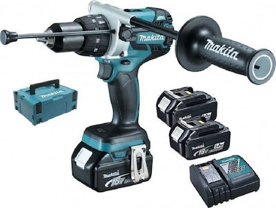 Makita Κρουστικό Δραπανοκατσάβιδο Μπαταρίας Brushless 18V 3x5Ah