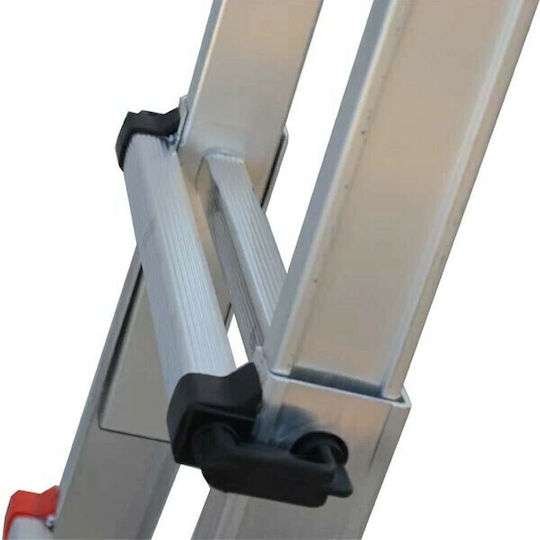 Profal Doppelter Kombinationsleiter Aluminium