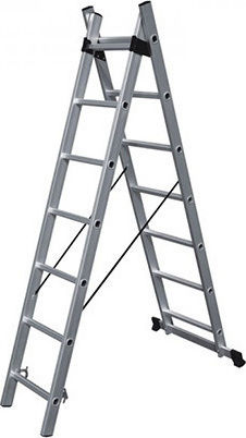 Bulle Dublu Scara combinata Aluminiu 2x9