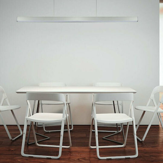 V-TAC LED Комерсиално Линейно Осветление Светило Таван 40W Неутрално бяло IP20 с Регулируема Интензивност Ш120xД5xВ6.5см.