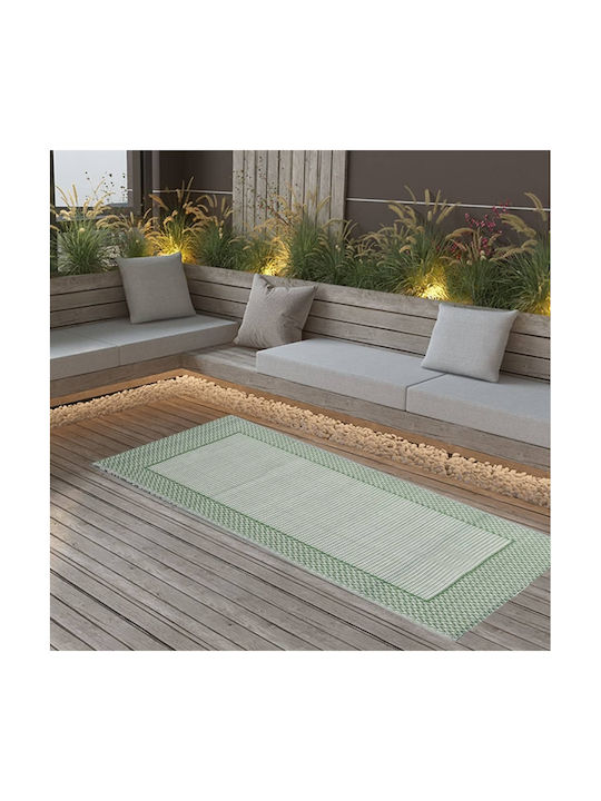 vidaXL Rug Outdoor Rectangular Green