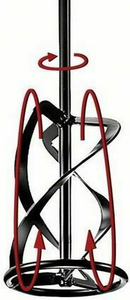 Bosch 2607990017 Mischpaddel M14 160x160mm