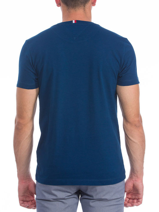 Tommy Hilfiger Herren T-Shirt Kurzarm Marineblau