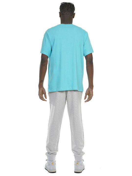 Body Action Men's Short Sleeve T-shirt Turquoise