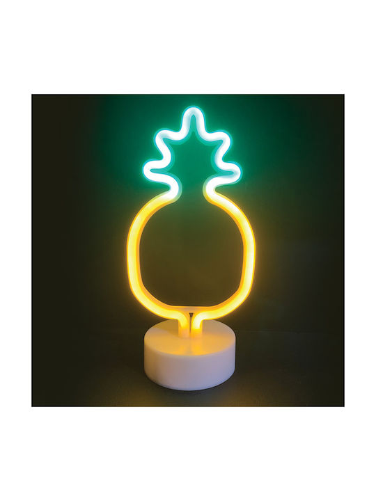 Aca Decorative Lamp Pineapple Yellow