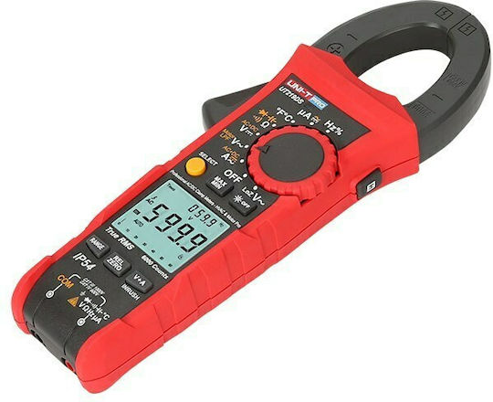 Uni-T Digital Klemmmessgerät 600A Wechselstrom True RMS Maximale Maulöffnung 33mm