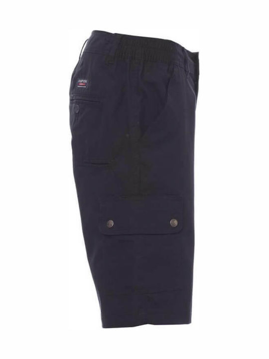 Payper Rimini Summer Work Shorts Navy Blue made of Cotton
