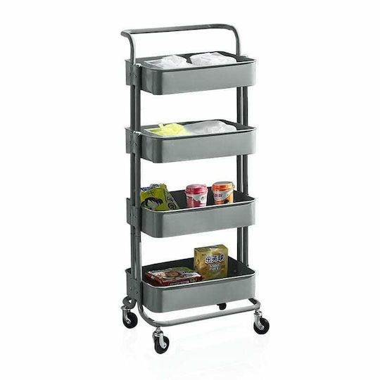 Cu roți Metal Căruță 4 Locuri L45xA35xÎ107cm