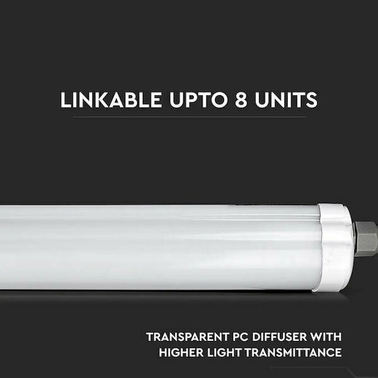 V-TAC Lighting Batten Outdoor with Integrated LED 36W 120cm