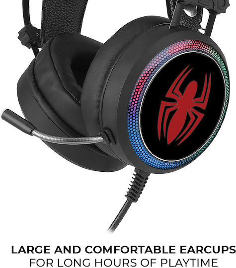 Spider-Man Over Ear Gaming Headset με σύνδεση USB