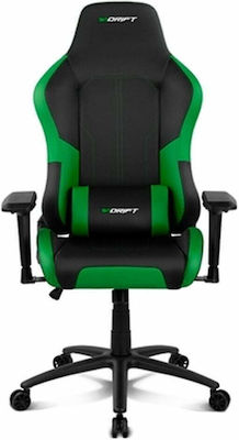 Drift DR250 Καρέκλα Gaming Δερματίνης με Ρυθμιζόμενα Μπράτσα Μαύρη