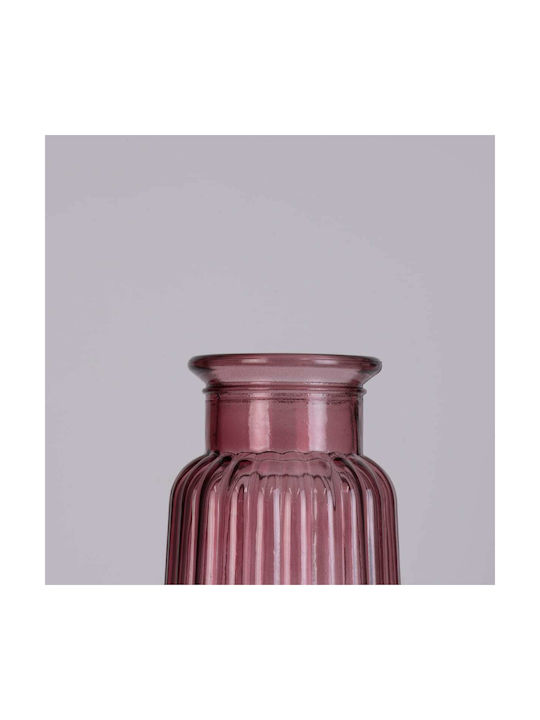 GloboStar Decorative Vase Layla Purple 11x11x22cm