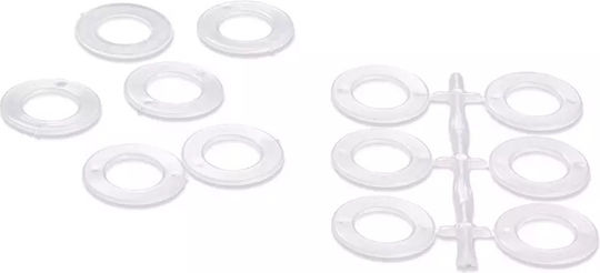 Prym Αξεσουάρ Πλεξίματος Flat Plastic Stitch Markers Ø 26mm 96pcs