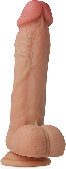 Cyber Silicock Gurtzeug mit Dildo 21cm in Hautfarbe