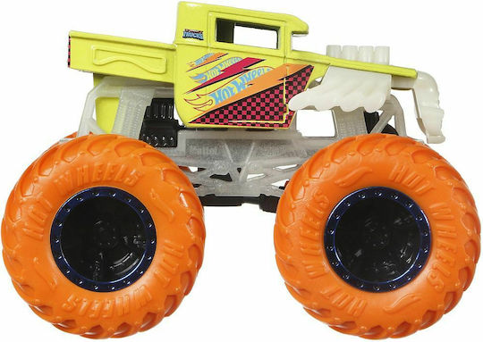 Hot Wheels Mașinuță Strălucirea În Întuneric Shaker Osoase 1:64 Monster Truck Pentru 3+ Ani