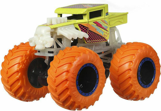 Hot Wheels Mașinuță Strălucirea În Întuneric Shaker Osoase 1:64 Monster Truck Pentru 3+ Ani
