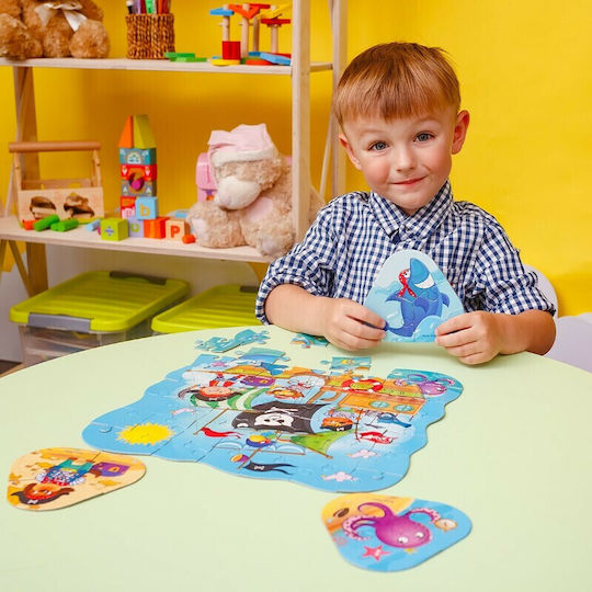 Παιδικό Puzzle Πειρατές για 3+ Ετών 49pcs Roter Kafer