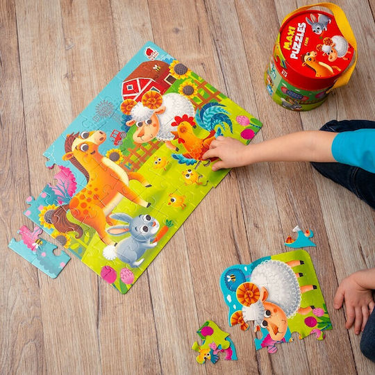 Παιδικό Puzzle Φάρμα για 3+ Ετών 60pcs Roter Kafer
