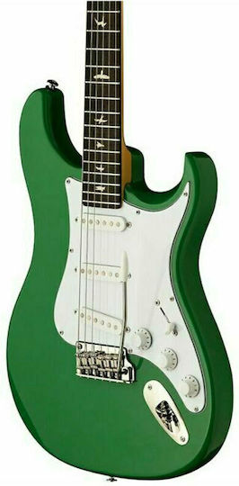 PRS Guitars SE Silver Sky 4J Ηλεκτρική Κιθάρα ST Style με SSS Διάταξη Μαγνητών Evergreen με Θήκη