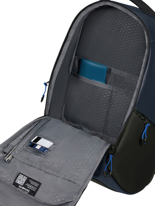 Samsonite Ecodiver USB Αδιάβροχη Τσάντα Πλάτης για Laptop 15.6" με Θύρα USB Blue Nights