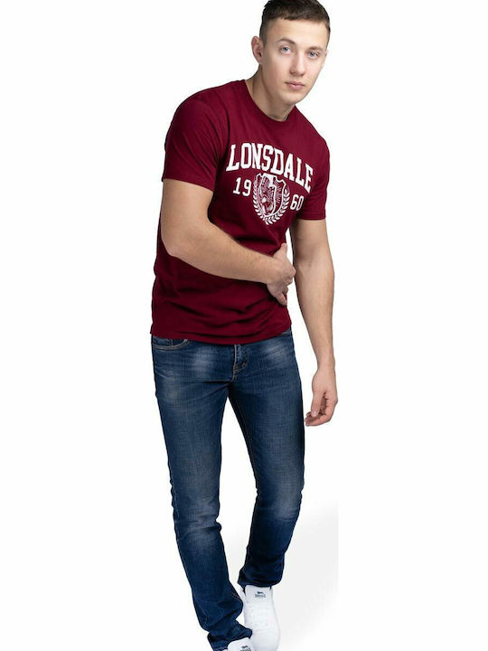 Staxigoe T-shirt Oxblood / White